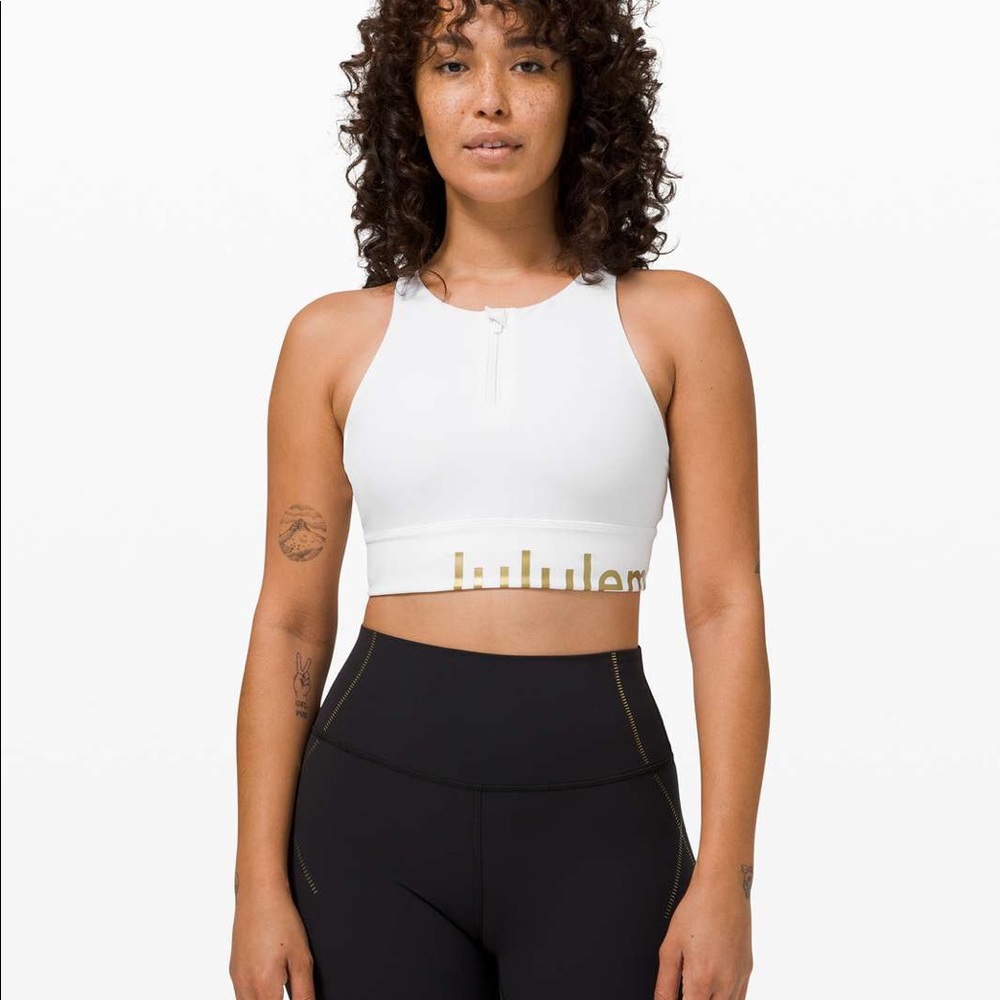 Lululemon Energy Bra Zip Special Edition - White